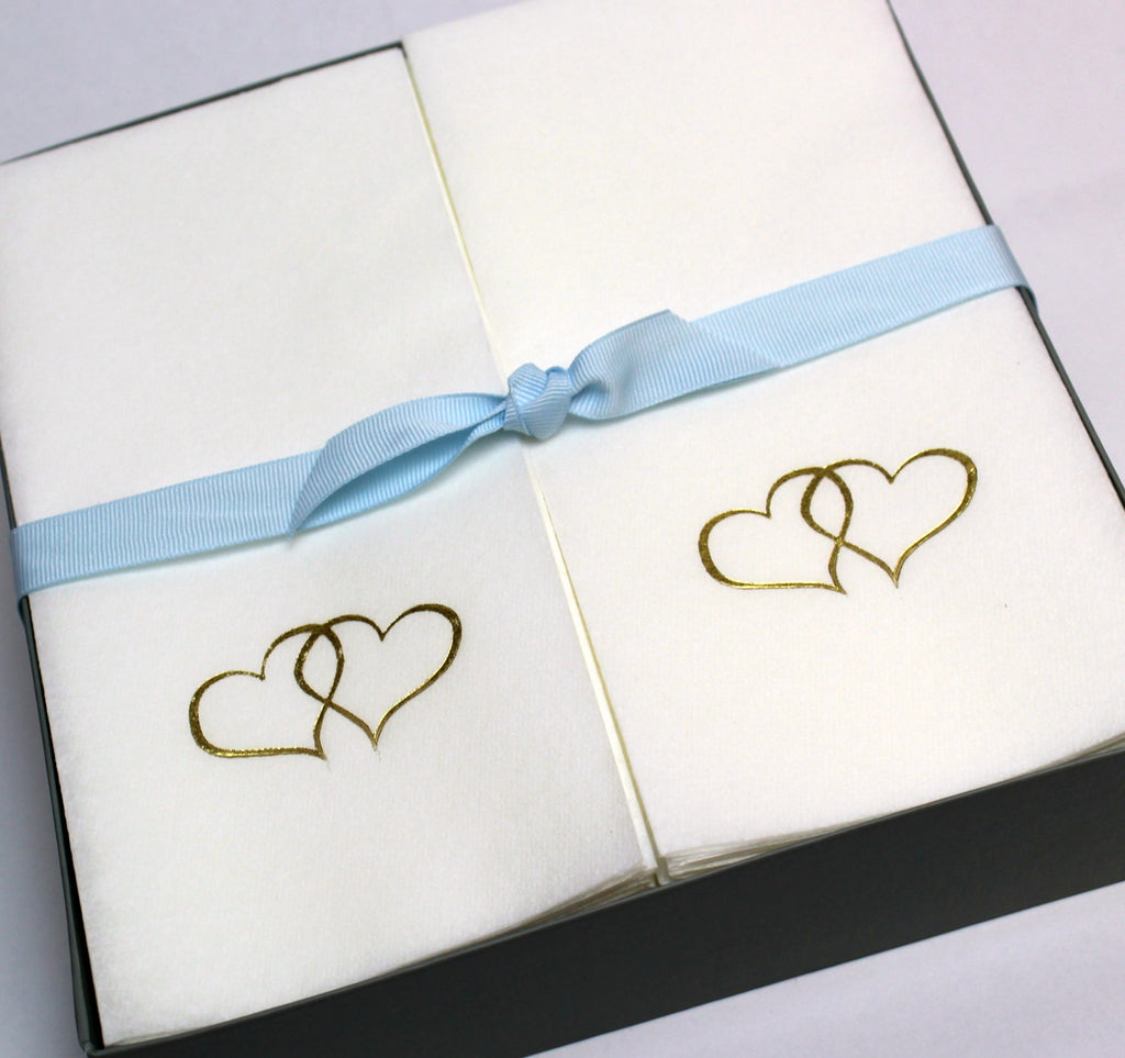 72 Count Nature's Linen Disposable Guest Hand Towels Personalized with a Graphic