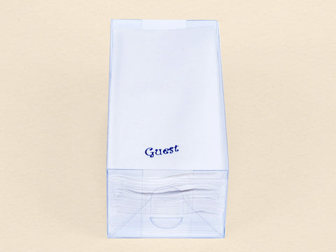 144 Count Nature's Linen Disposable Guest Hand Towels Personalized with a Name/Text