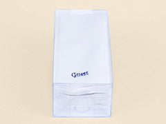 Personalized 72 Linen Like (paper) Disposable Guest Hand Towels. Personalized with your name or text.