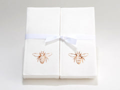 Personalized Linen Like (paper) Disposable Guest Hand Towels - Bulk Pack of 50 with a Ribbon – personalized with one of our graphics.