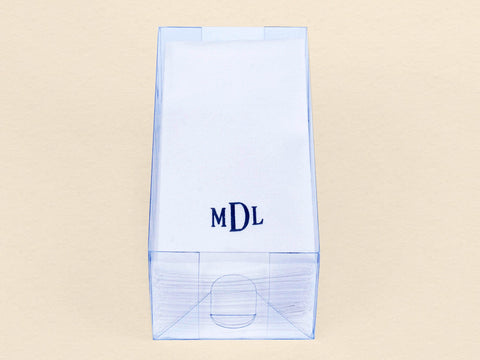 144 Count Nature's Linen Disposable Guest Hand Towels Personalized with a Monogram